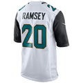 J.Jaguars #20 Jalen Ramsey White Game Jersey