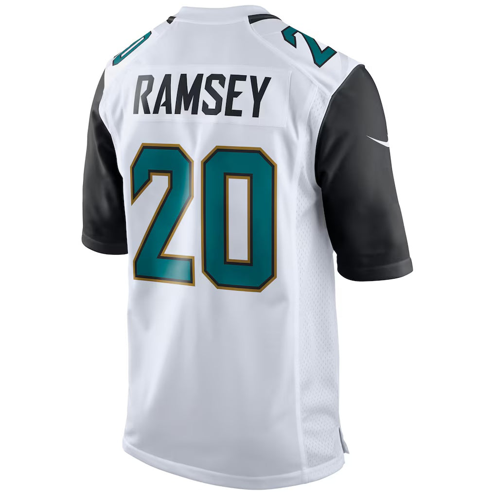 J.Jaguars #20 Jalen Ramsey White Game Jersey