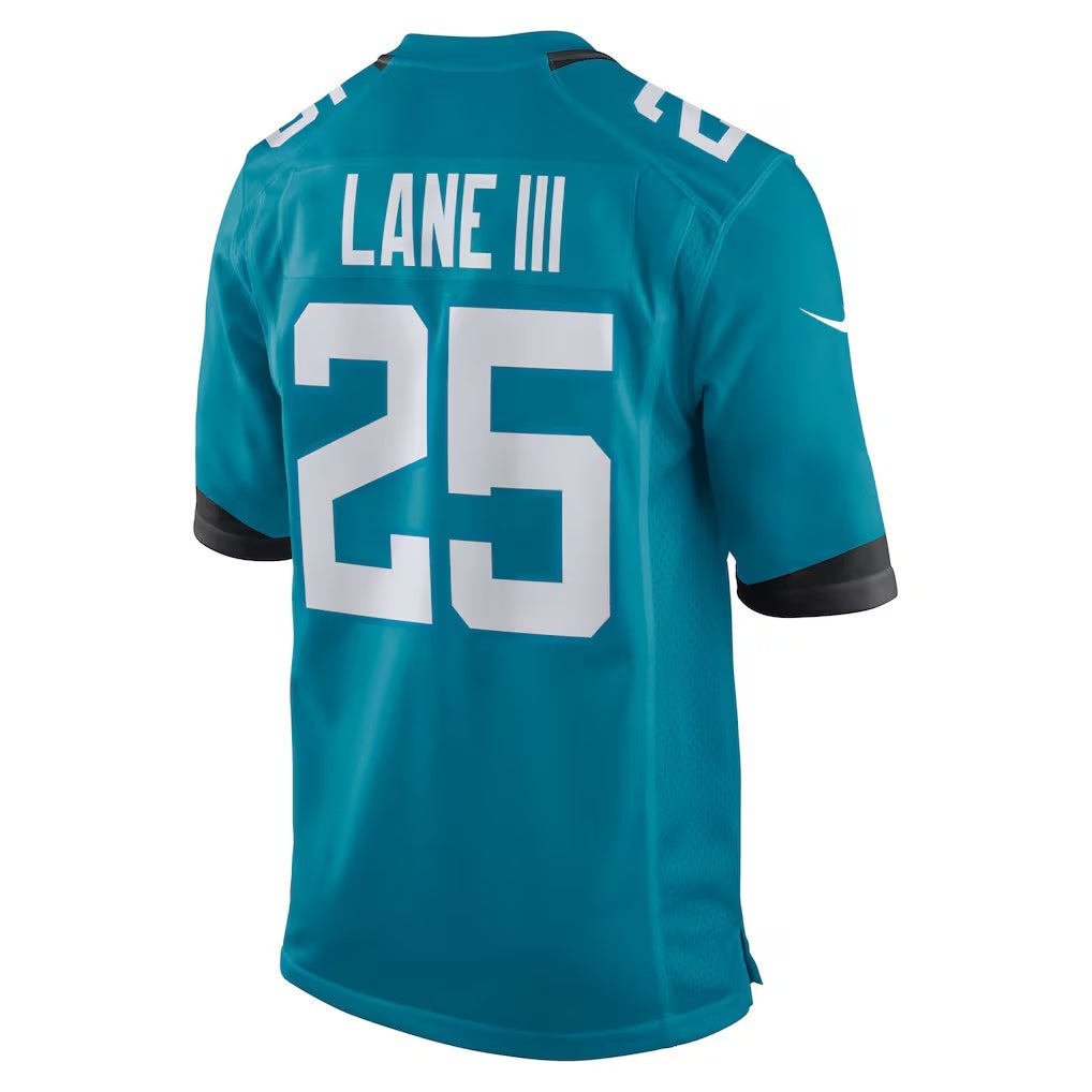 J.Jaguars #25 Rayuan Lane III Teal Team Game Jersey