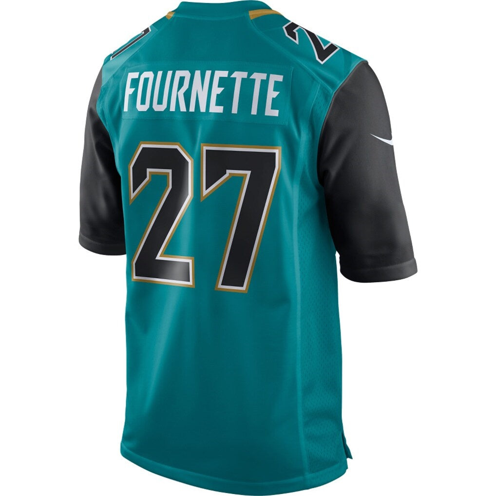 J.Jaguars #27 Leonard Fournette Teal Game Jersey