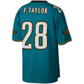 J.Jaguars #28 Fred Taylor Mitchell & Ness Teal Legacy Replica Jersey
