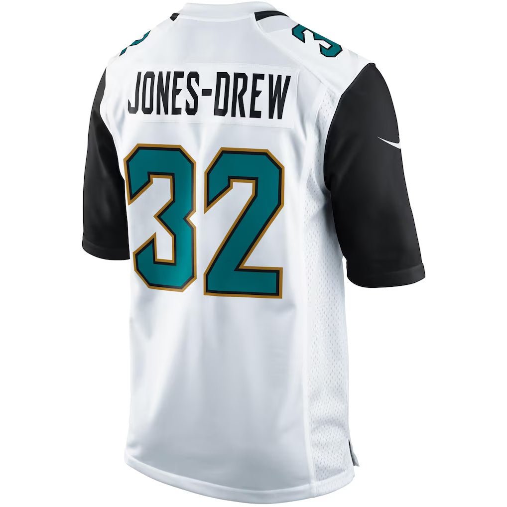 J.Jaguars #32 Maurice Jones-Drew Game Jersey - White