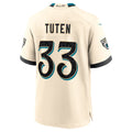 J.Jaguars #33 Bhayshul Tuten Natural 2026 Rivalries Collection Game Football Stitched Jersey