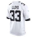J.Jaguars #33 Devin Lloyd White Away Game Player Jersey