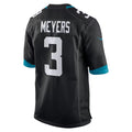 J.Jaguars #3 Jakobi Meyers Black Alternate Game Jersey