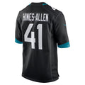 J.Jaguars #41 Josh Hines-Allen Black Alternate Game Jersey