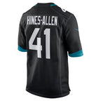 J.Jaguars #41 Josh Hines-Allen Black Alternate Game Jersey