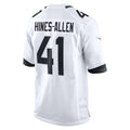 J.Jaguars #41 Josh Hines-Allen White Road Game Jersey