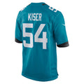 J.Jaguars #54 Jack Kiser Teal Team Game Jersey