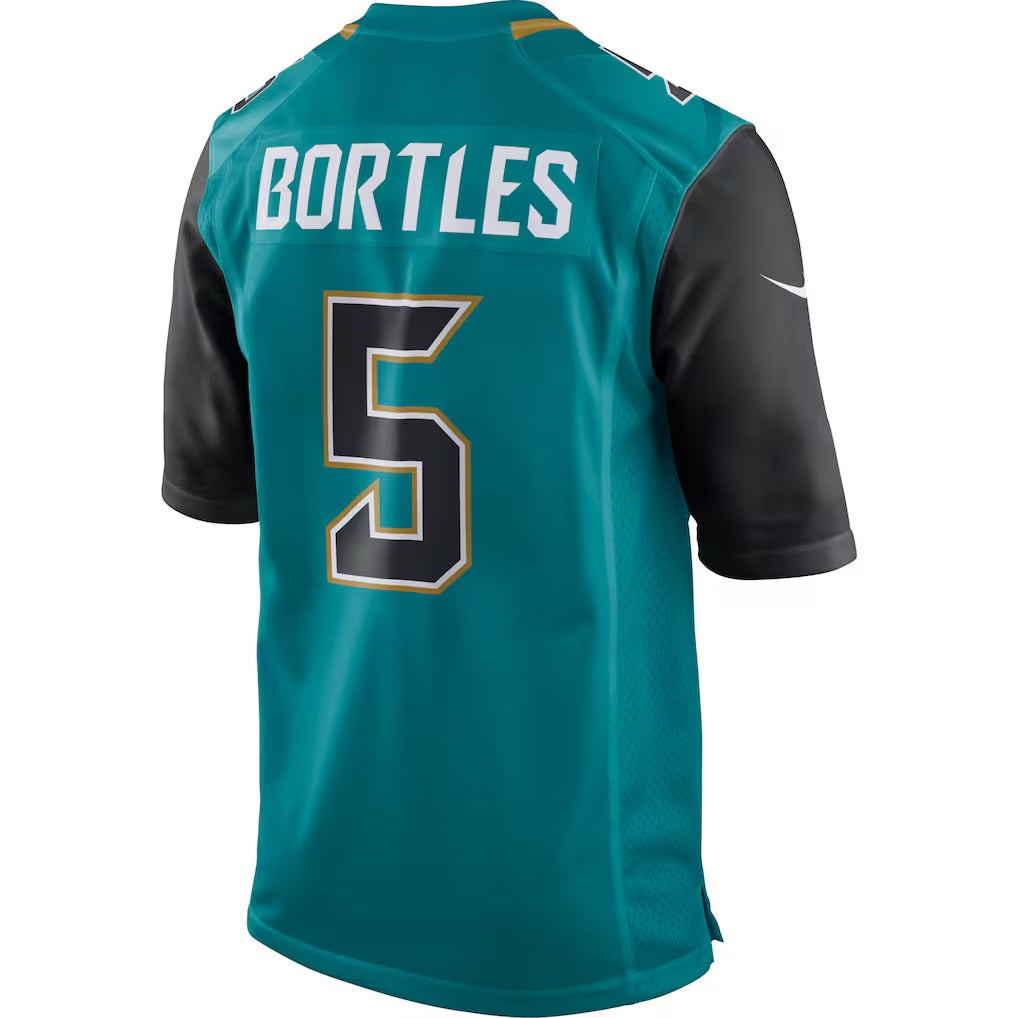 J.Jaguars #5 Blake Bortles Teal Alternate Game Jersey