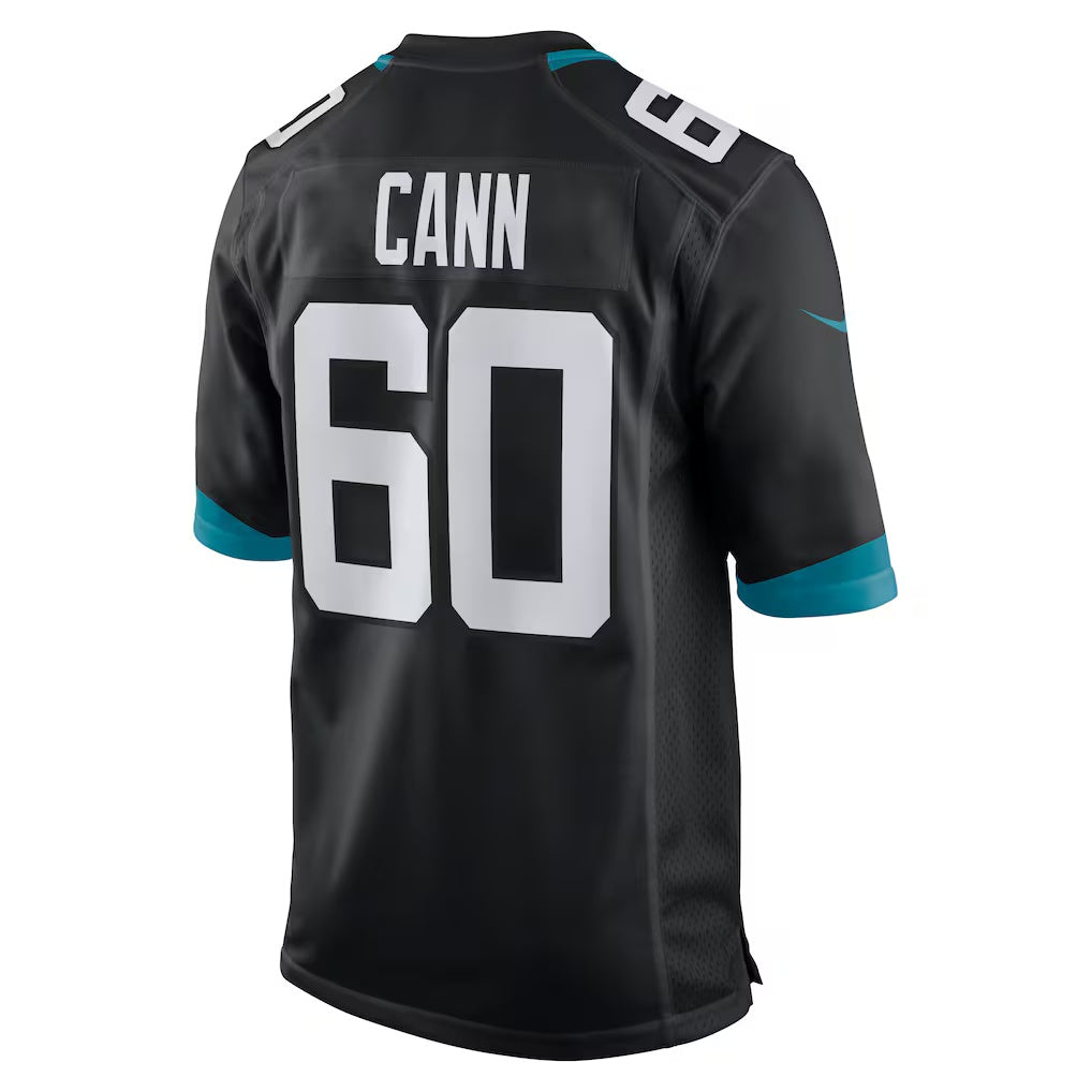 J.Jaguars #60 A.J. Cann Black Game Jersey