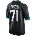 J.Jaguars #71 Tony Boselli Black Retired Player Alternate Game Football Jersey Marou