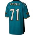 J.Jaguars #71 Tony Boselli Mitchell & Ness Teal Legacy Replica Football Jersey Marou