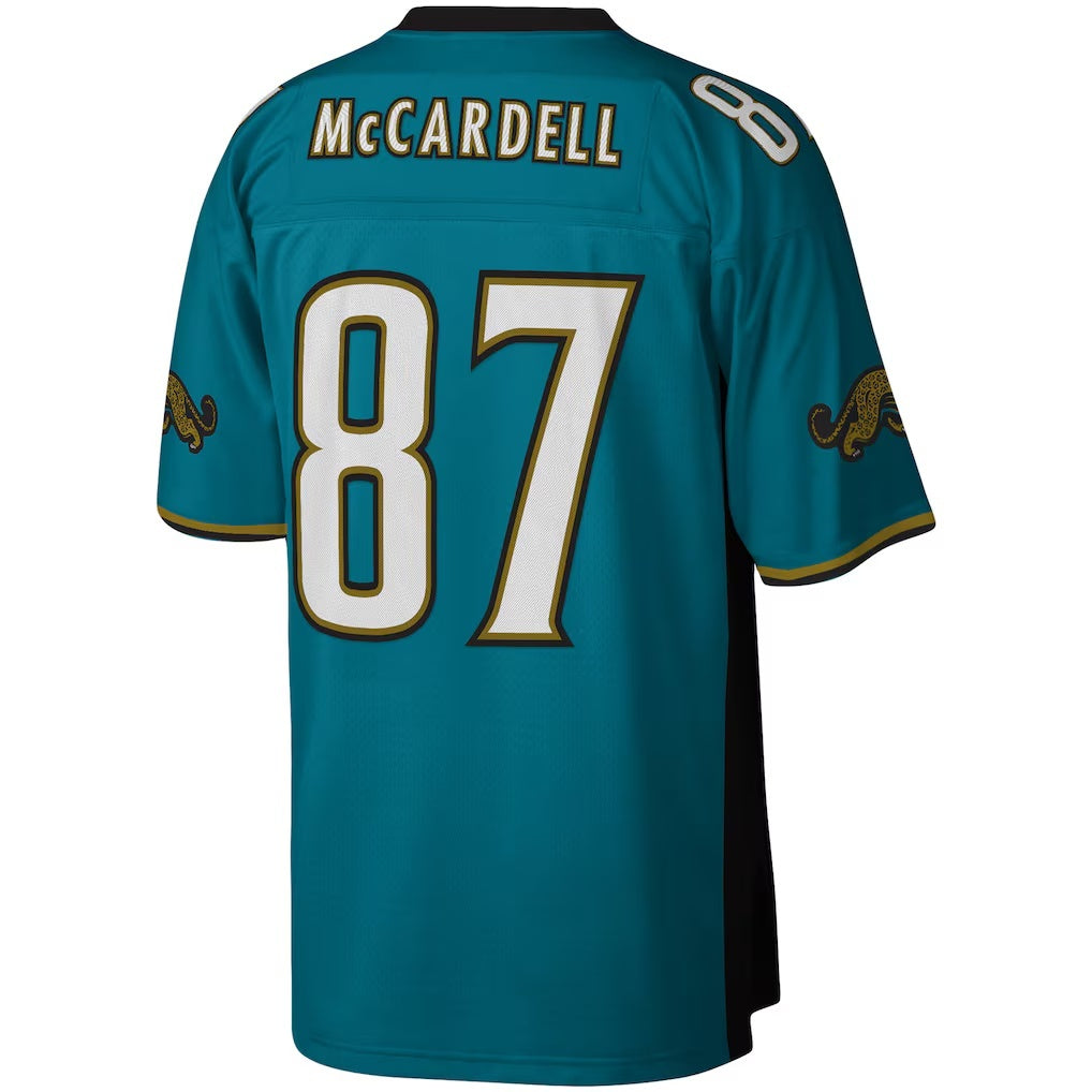 J.Jaguars #87 Keenan McCardell Mitchell & Ness Teal Legacy Replica Jersey