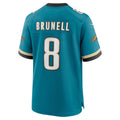 J.Jaguars #8 Mark Brunell Teal Retired Player Alternate Game Jersey