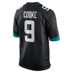 J.Jaguars #9 Logan Cooke Black Game Jersey