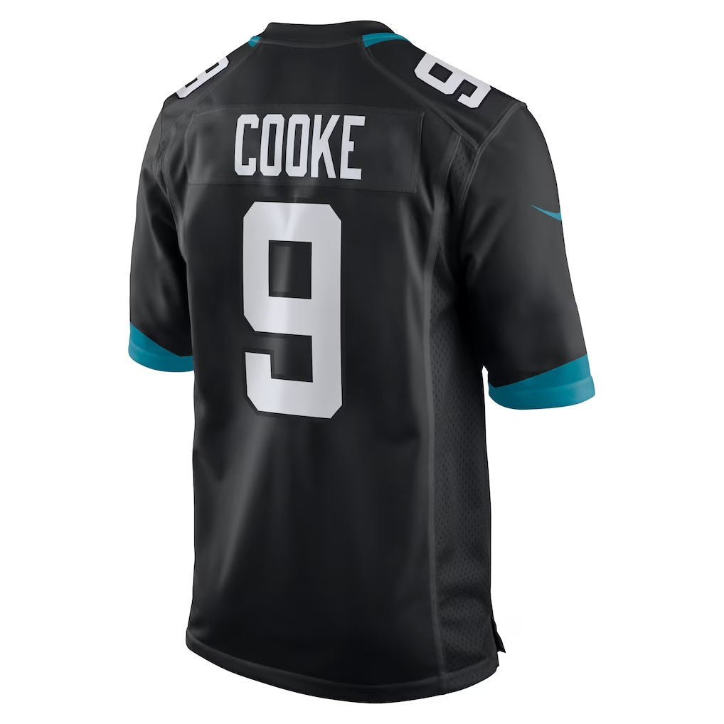 J.Jaguars #9 Logan Cooke Black Game Jersey
