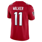 Jalon Walker Atlanta Falcons #7 Red Vapor F.U.S.E. Sewn Down Limited Stitched Football Jersey