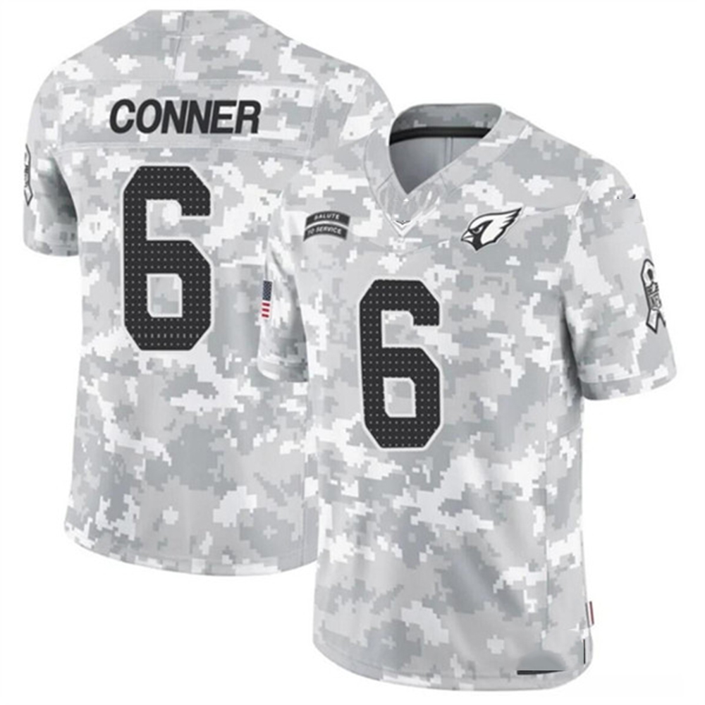 James Conner Cardinals #6 Camo Salute to Service F.U.S.E. Limited Football Jersey