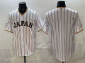 Japan Baseball Blank White 2026 World Baseball Classic Home Stadium Stitched Jersey