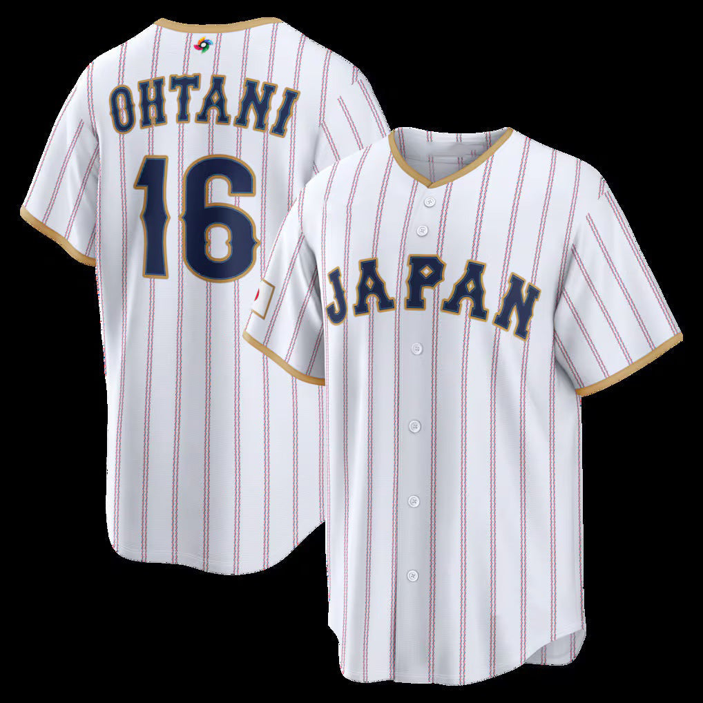 Japan Baseball #16 Shohei Ohtani 2026 World Baseball Classic Home Stadium Baseball Jersey - White