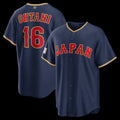 Japan Baseball #16 Shohei Ohtani 2026 World Baseball Classic Road Stadium Baseball Jersey - Navy