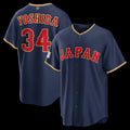 Japan Baseball #34 Masataka Yoshida 2026 World Baseball Classic Road Stadium Baseball Jersey - Navy