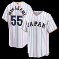 Japan Baseball #55 Munetaka Murakami 2026 World Baseball Classic Home Stadium Baseball Jersey - White