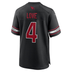 Jeremiyah Love Cardinals #4 Black Alternate Game Player Stitched Football Jersey