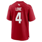 Jeremiyah Love Cardinals #4 Cardinal Game Stitched Football Jersey