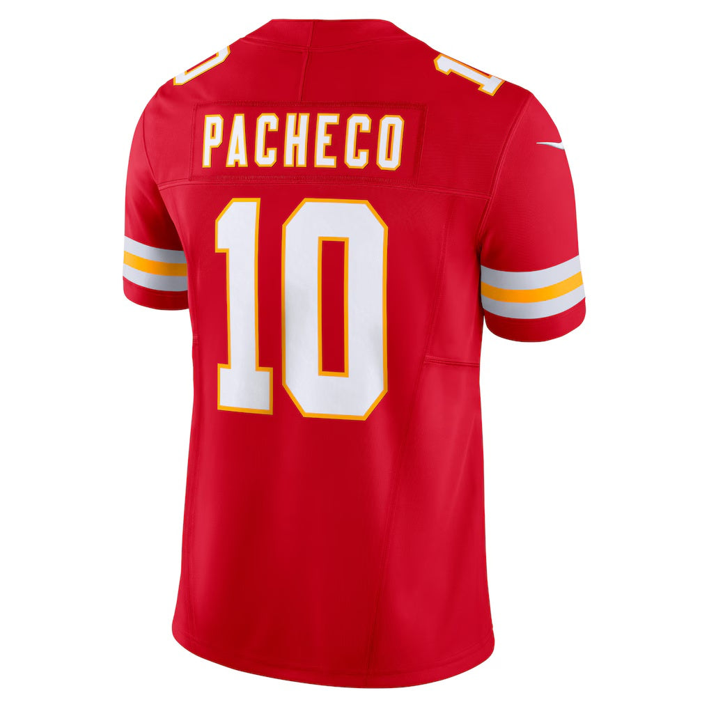 KC.Chiefs #10 Isiah Pacheco Red Vapor F.U.S.E. Limited Football Stitched Jersey