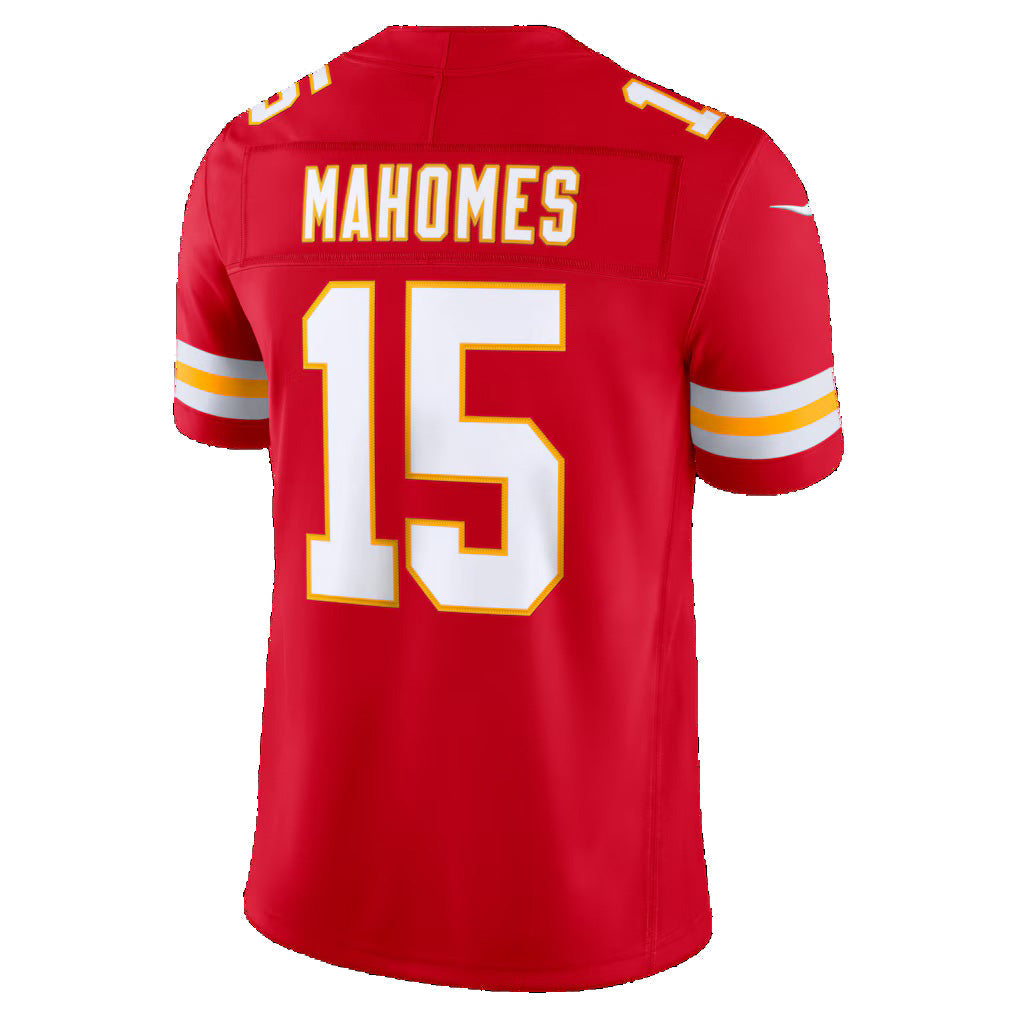 KC.Chiefs #15 Patrick Mahomes Red Team Vapor F.U.S.E. Stitched Limited Football Jersey