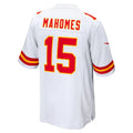 KC.Chiefs #15 Patrick Mahomes White Game Football Stitched Jersey