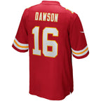 KC.Chiefs #16 Len Dawson Red Game Retired Player Football Jersey MAROU