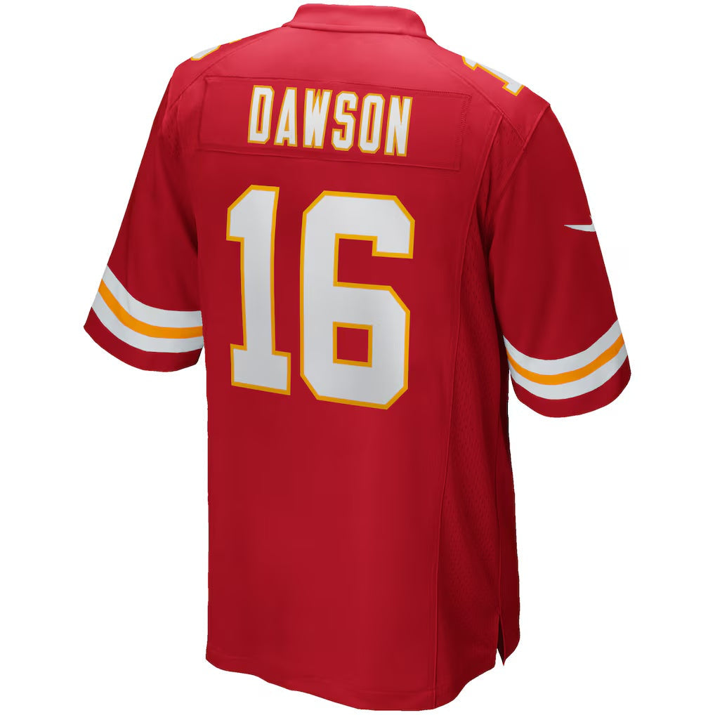 KC.Chiefs #16 Len Dawson Red Game Retired Player Football Jersey MAROU