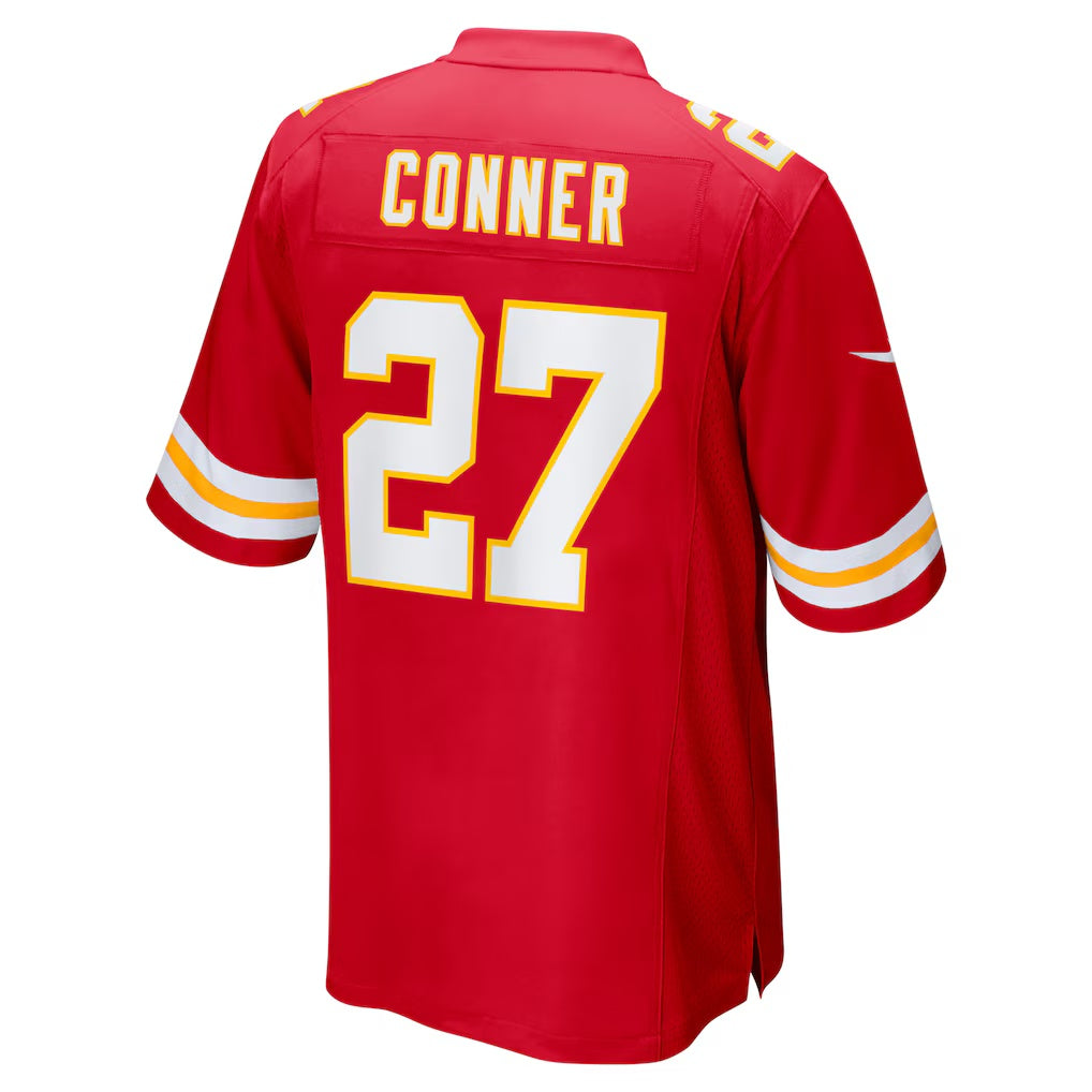 KC.Chiefs #27 Chamarri Conner Red Game Football Jersey MAROU