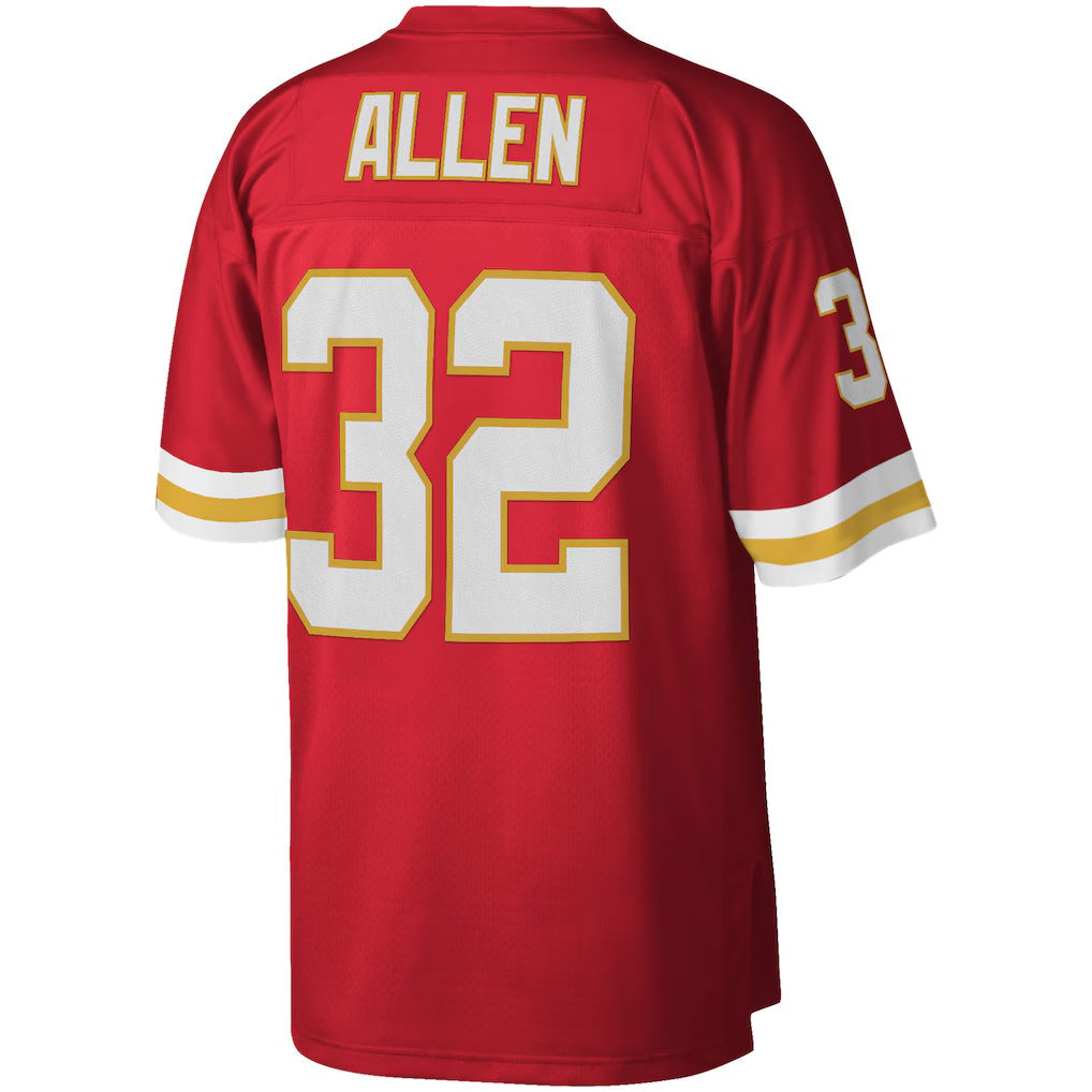 KC.Chiefs #32 Marcus Allen Mitchell & Ness Red Legacy Replica Football Stitched Jersey