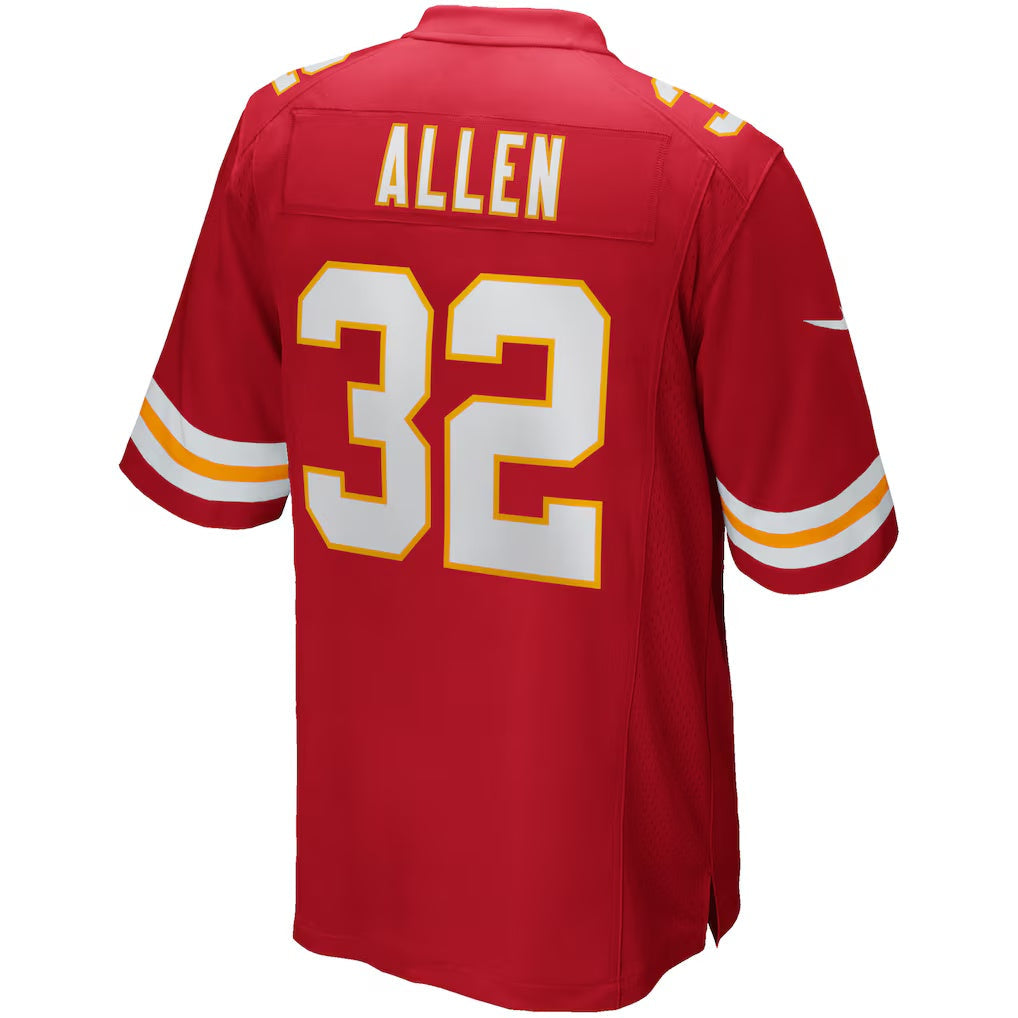 KC.Chiefs #32 Marcus Allen Red Game Retired Player Football Stitched Jersey
