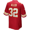 KC.Chiefs #32 Marcus Allen Red Game Retired Player Football Stitched Jersey