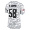 KC.Chiefs #58 Derrick Thomas Arctic Camo 2024 Salute to Service Retired Player Limited Football Stitched Jersey