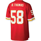 KC.Chiefs #58 Derrick Thomas Mitchell & Ness Red Legacy Replica Football Stitched Jersey