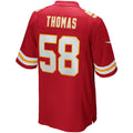 KC.Chiefs #58 Derrick Thomas Red Game Retired Player Football Stitched Jersey