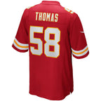 KC.Chiefs #58 Derrick Thomas Red Game Retired Player Football Stitched Jersey