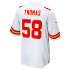 KC.Chiefs #58 Derrick Thomas White Retired Player Game Football Stitched Jersey