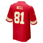 KC.Chiefs #81 Blake Bell Red Game Player Football Jersey MAROU