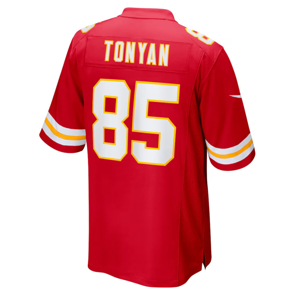 KC.Chiefs #85 Robert Tonyan Red Team Game Football Jersey MAROU
