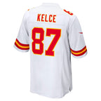 KC.Chiefs #87 Travis Kelce White Player Game Football Stitched Jersey