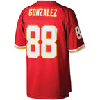 KC.Chiefs #88 Tony Gonzalez Mitchell & Ness Red Legacy Replica Football Jersey MAROU