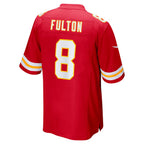 KC.Chiefs #8 Kristian Fulton Red Team Game Football Jersey MAROU