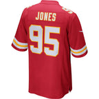 KC.Chiefs #95 Chris Jones Red Game Football Stitched Jersey